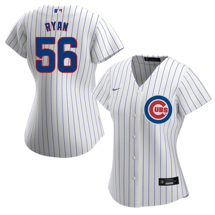 Nike Women #56 Kyle Ryan Chicago Cubs Baseball Jerseys Sale-White